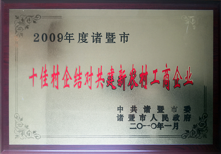 公司分别与牌头镇新五村、陶朱街道五蓬村和岭北镇梅坞村等结对，累计投入100多万元。